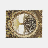 Baum von Leben-Brown-Baum durch Amelia Carrie Fleecedecke (Vorderseite (Horizontal))