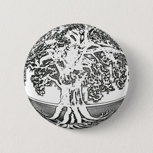 Baum von Leben-Erde Button (Vorderseite)