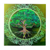 Baum von Leben-Geduld Fliese (Vorderseite)