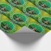 Baum von Leben-Geduld Geschenkpapier (Ecke)