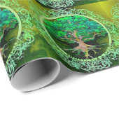 Baum von Leben-Geduld Geschenkpapier (Rolleneckpunkt)