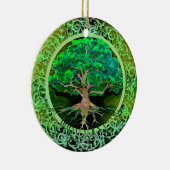 Baum von Leben-Geduld Keramik Ornament (Rechts)