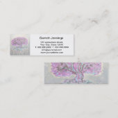 Baum von Leben-Leichtigkeit Mini Visitenkarte (Vorne/Hinten)