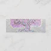 Baum von Leben-Leichtigkeit Mini Visitenkarte (Rückseite)