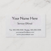 Baum von Leben-Leichtigkeit Visitenkarte (Rückseite)