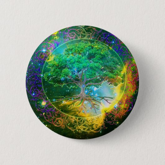 Baum von LebenWellness Button (Vorderseite)