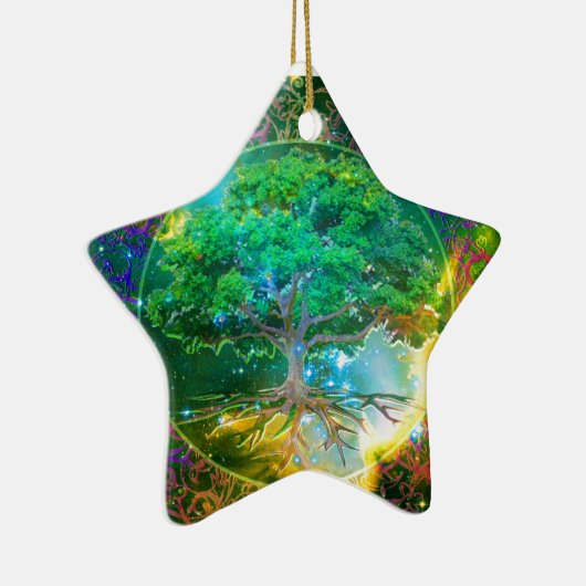 Baum von LebenWellness Keramik Ornament (Rechts)