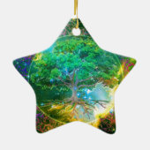 Baum von LebenWellness Keramik Ornament (Hinten)