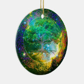 Baum von LebenWellness Keramikornament (Rechts)