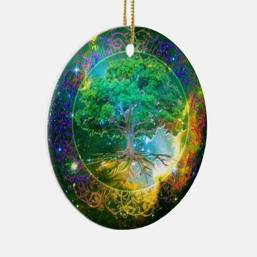 Baum von LebenWellness Keramikornament (Rechts)