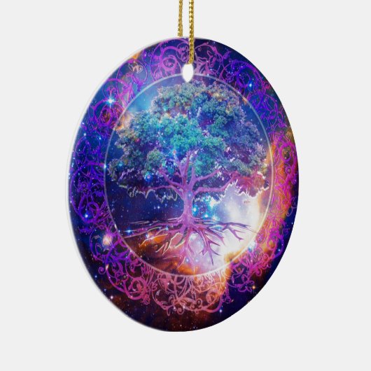 Baum von LebenWellness Keramikornament (Rechts)