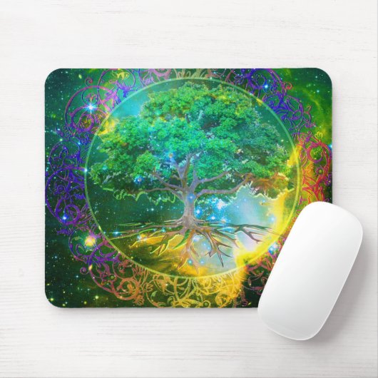 Baum von LebenWellness Mousepad (Mit Mouse)