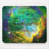 Baum von LebenWellness Mousepad (Vorne)