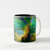 Baum von LebenWellness Zweifarbige Tasse (VorderseiteRechts)