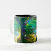 Baum von LebenWellness Zweifarbige Tasse (Vorderseite Links)
