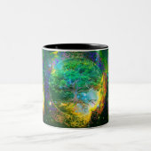 Baum von LebenWellness Zweifarbige Tasse (Mittel)