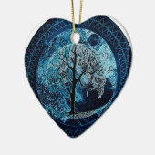 Baum von Life Midnight Sky Keramik Ornament (Links)