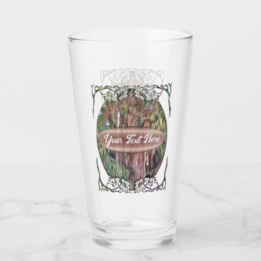 Baum von Tule Oaxaca OAX1 Bier Glas (Rückseite)