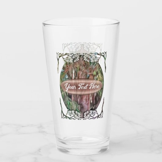 Baum von Tule Oaxaca OAX1 Bier Glas (Vorderseite)