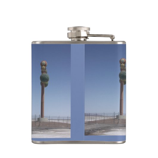 Baum von Utah Flask Flachmann (Rückseite)