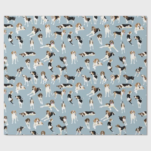 Baum-Wanderercoonhound-Packpapier Geschenkpapier (Flach)