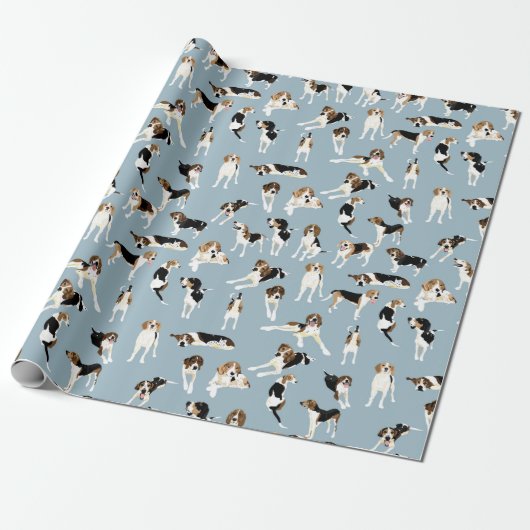 Baum-Wanderercoonhound-Packpapier Geschenkpapier (Ungerollt)