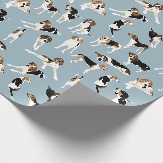 Baum-Wanderercoonhound-Packpapier Geschenkpapier (Ecke)