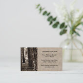 BAUM-WEG VISITENKARTE (Stehend Vorderseite)