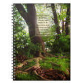 Baum-Wurzeln u. Earhart Güte-Zitat Notizblock (Vorderseite)