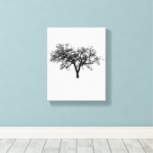 Baum | Zazzle_Growshop. Leinwanddruck (Insitu (Holzboden))