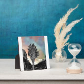 Baum zeichnend gegen Foto Fotoplatte (InSitu)