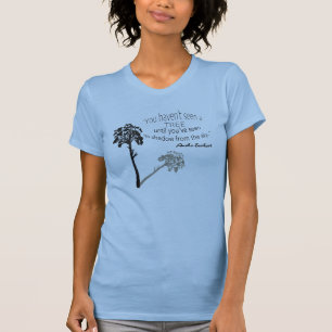 Baum-Zitat-Shirt Amelia Earhart T-Shirt