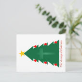 Baum zu einem Baum Feiertagspostkarte (Stehend Vorderseite)