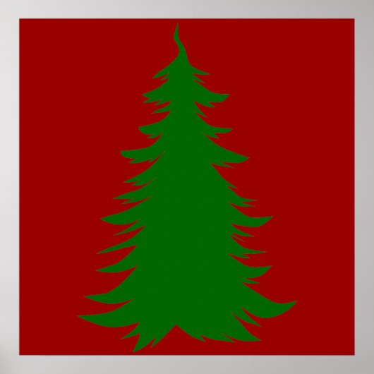 Baum zu Weihnachten Poster (Vorne)