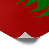 Baum zu Weihnachten Poster (Ecke)