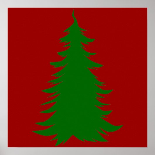 Baum zu Weihnachten Poster (Vorne)