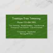 Baum-Zutat-Dienstleistungen Visitenkarte (Vorderseite)