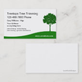 Baum-Zutat-Rasen-Landschaftsgestaltung Visitenkarte (Vorne/Hinten)