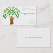 Baum-Zutat-Visitenkarten Visitenkarte (Vorne/Hinten)