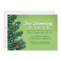 Baum-Zutat-WeihnachtsParty Einladung