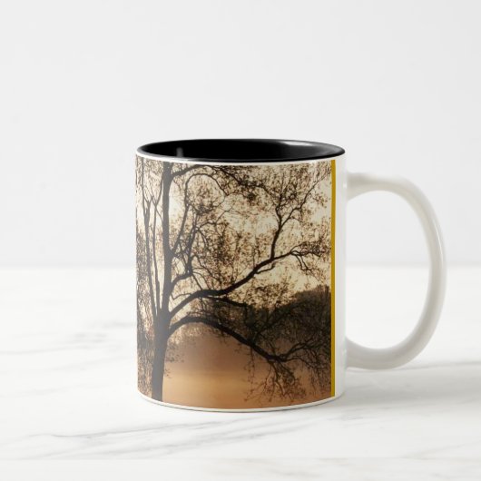Baum Zweifarbige Tasse (Rechts)
