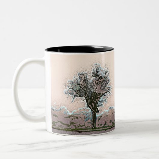 BAUM ZWEIFARBIGE TASSE (Links)