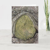 Baum-Zweigstelle Nah schneiden Karte (Vorderseite)