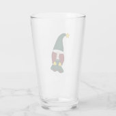 Baum-Zwergen-Bierglas Glas (Rückseite)