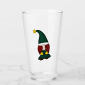Baum-Zwergen-Bierglas Glas (Vorderseite)