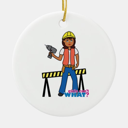 Baumädchen Keramikornament (Vorne)