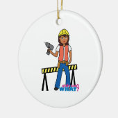 Baumädchen Keramikornament (Links)