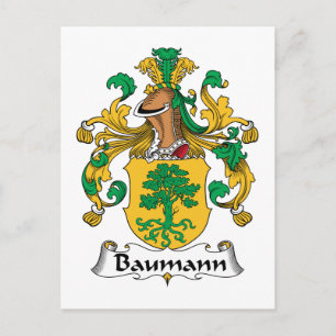 Baumann Familienwappen Postkarte