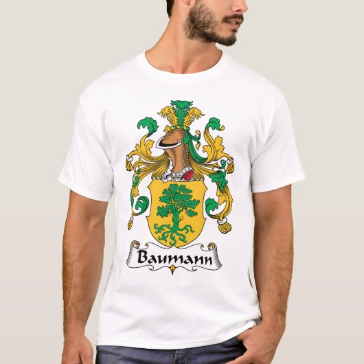 Baumann Familienwappen T-Shirt (Vorderseite)