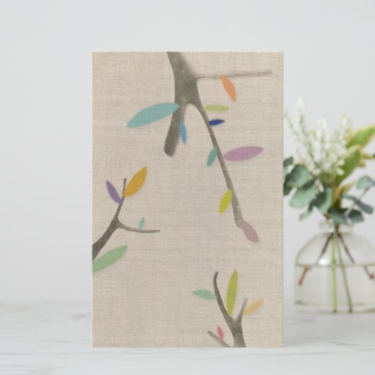 Baumärsche Briefpapier (Stehend Vorderseite)